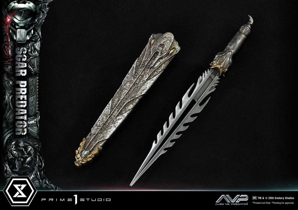 Der Außerirdische vs. Predator Museum Masterline Series Statue 1/3 Scar Predator 93 cm