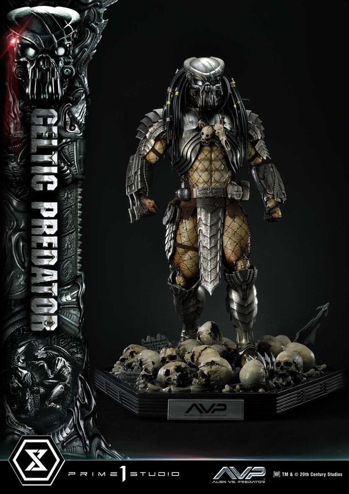 The Alien Vs. Predator Museum Masterline Series Statue 1/3 Celtic Predator Bonus Ver. 95 cm