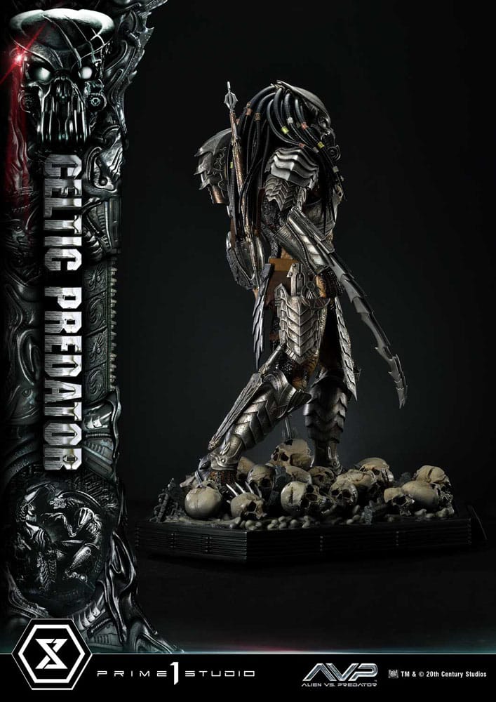 The Alien Vs. Predator Museum Masterline Series Statue 1/3 Celtic Predator Bonus Ver. 95 cm