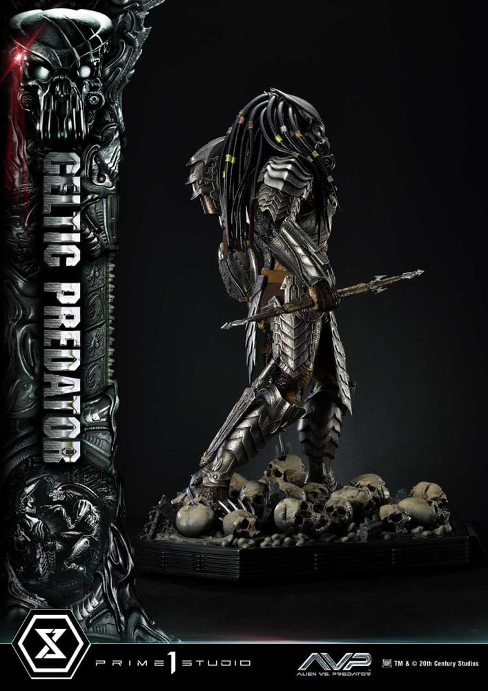 The Alien Vs. Predator Museum Masterline Series Statue 1/3 Celtic Predator Bonus Ver. 95 cm