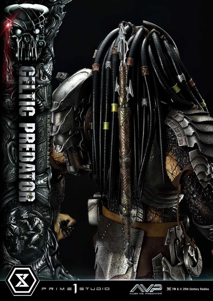 The Alien Vs. Predator Museum Masterline Series Statue 1/3 Celtic Predator Bonus Ver. 95 cm