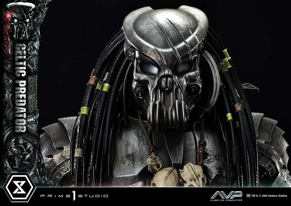 The Alien Vs. Predator Museum Masterline Series Statue 1/3 Celtic Predator Bonus Ver. 95 cm
