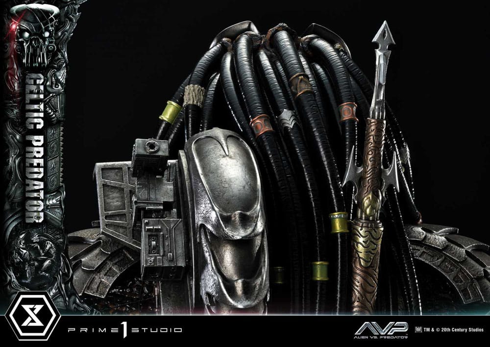 The Alien Vs. Predator Museum Masterline Series Statue 1/3 Celtic Predator Bonus Ver. 95 cm