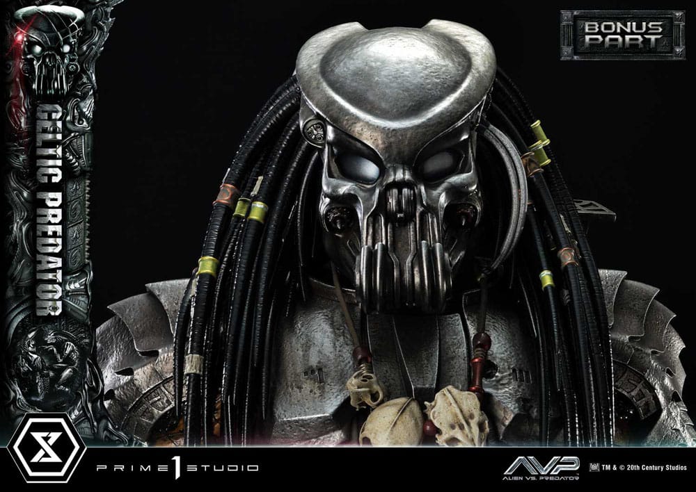 The Alien Vs. Predator Museum Masterline Series Statue 1/3 Celtic Predator Bonus Ver. 95 cm