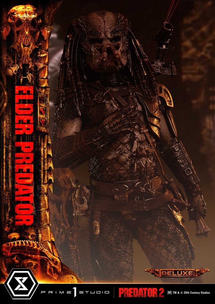 Predator 2 (Film) Museum Masterline Statue 1/3 Elder Predator Deluxe Version 94 cm