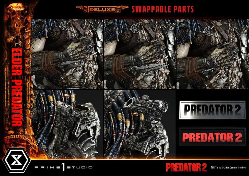 Predator 2 (Film) Museum Masterline Statue 1/3 Elder Predator DX Bonus Version 94 cm