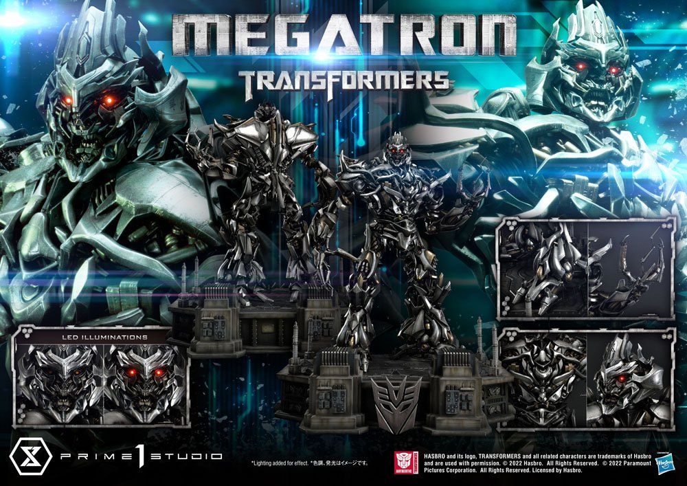 Transformers Museum Masterline Statue Megatron Deluxe Bonusversion 84 cm