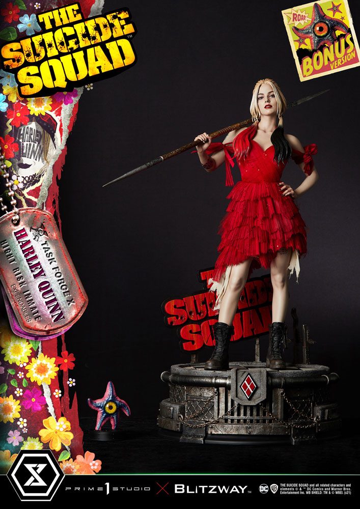 The Suicide Squad Statue 1/3 Harley Quinn Bonus Version 71 cm - Damaged packaging