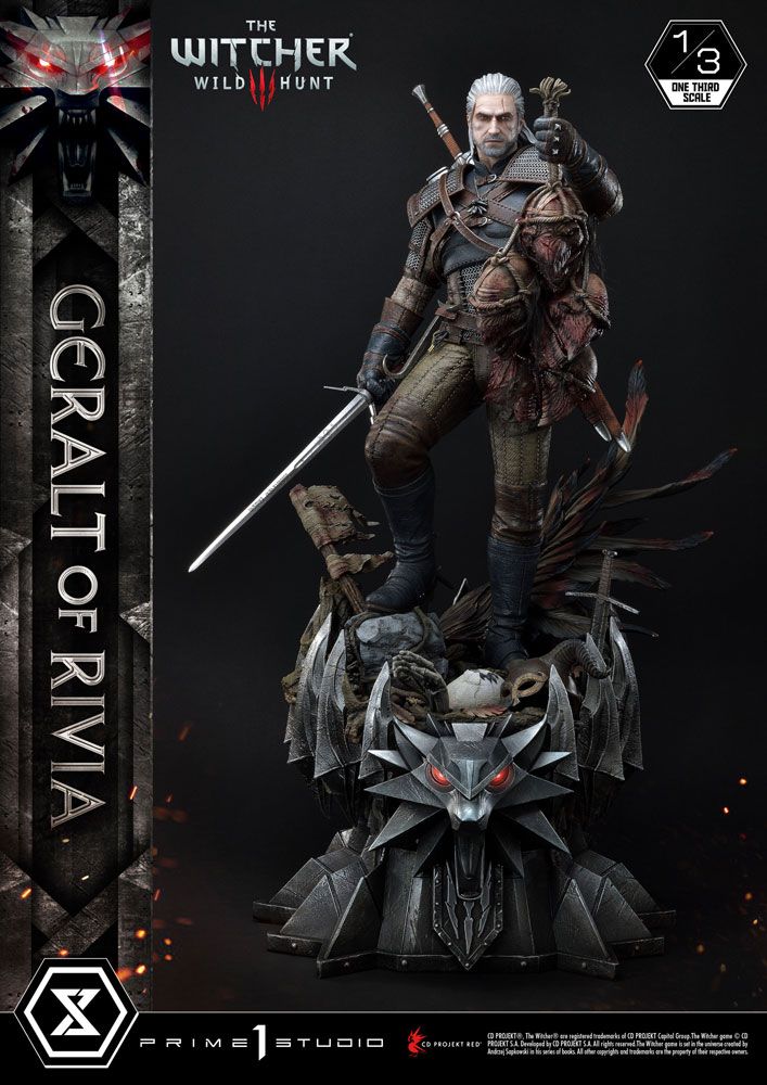 Witcher 3 Wild Hunt Statue 1/3 Geralt von Riva 88 cm