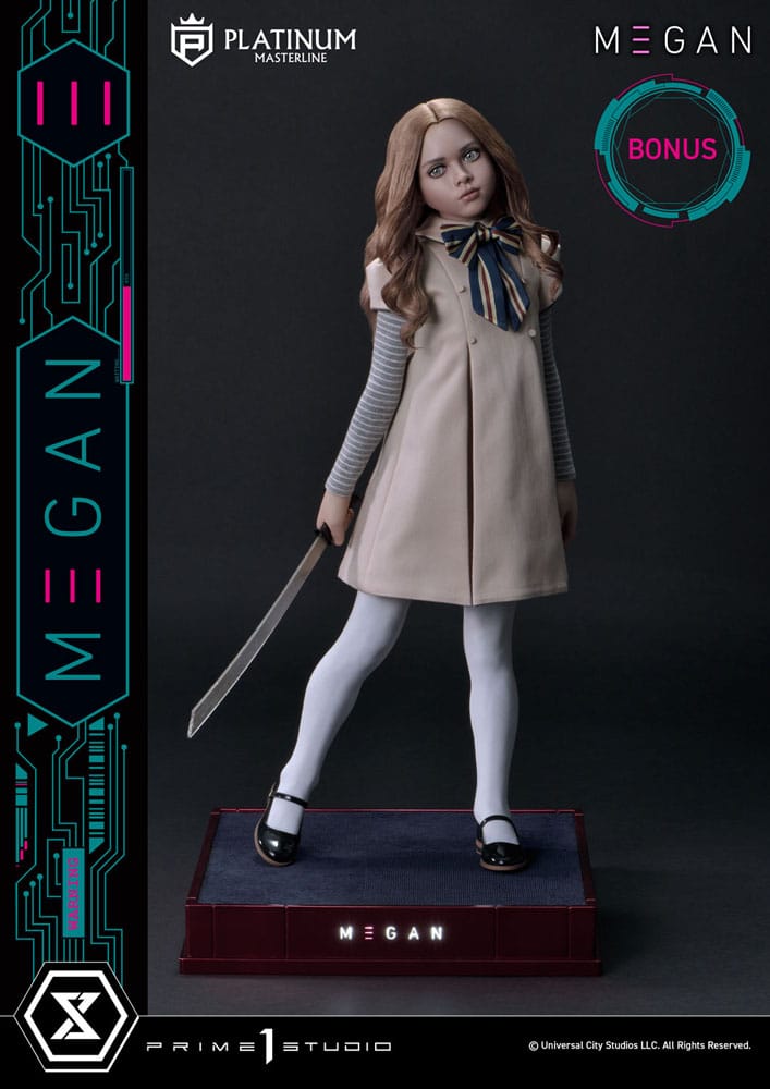 M3gan Platinum Masterline Series Statue 1/3 M3Gan Bonus Version 50 cm