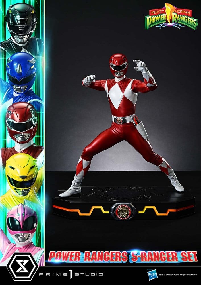 Mighty Morphin Power Rangers Premium Masterline Set of 5 Statues 1/4 57 cm