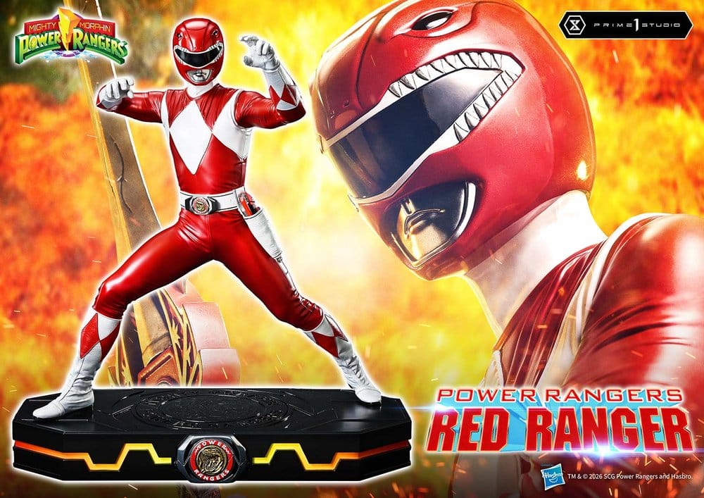 Mighty Morphin Power Rangers Premium Masterline Statue 1/4 Red Ranger 62 cm