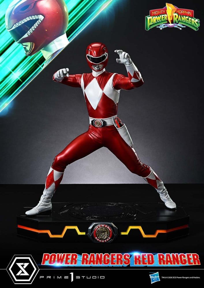 Mighty Morphin Power Rangers Premium Masterline Statue 1/4 Red Ranger 62 cm