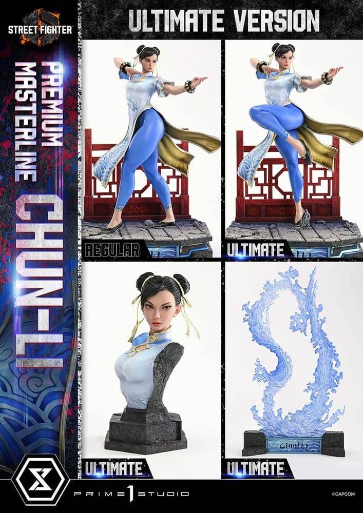 Street Fighter 6 Premium Masterline Statue 1/4 Chun-Li Ultimate Bonus Version 69 cm