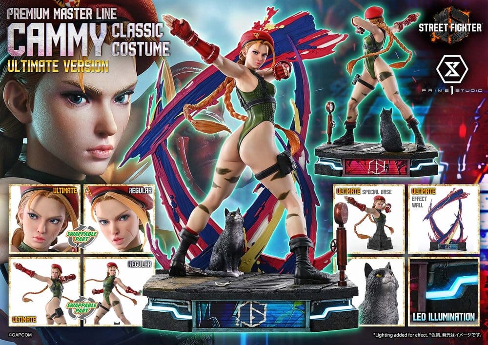 Street Fighter 6 Ultimate Premium Masterline Statue 1/4 Cammy Classic Costume Ultimate Version 54 cm