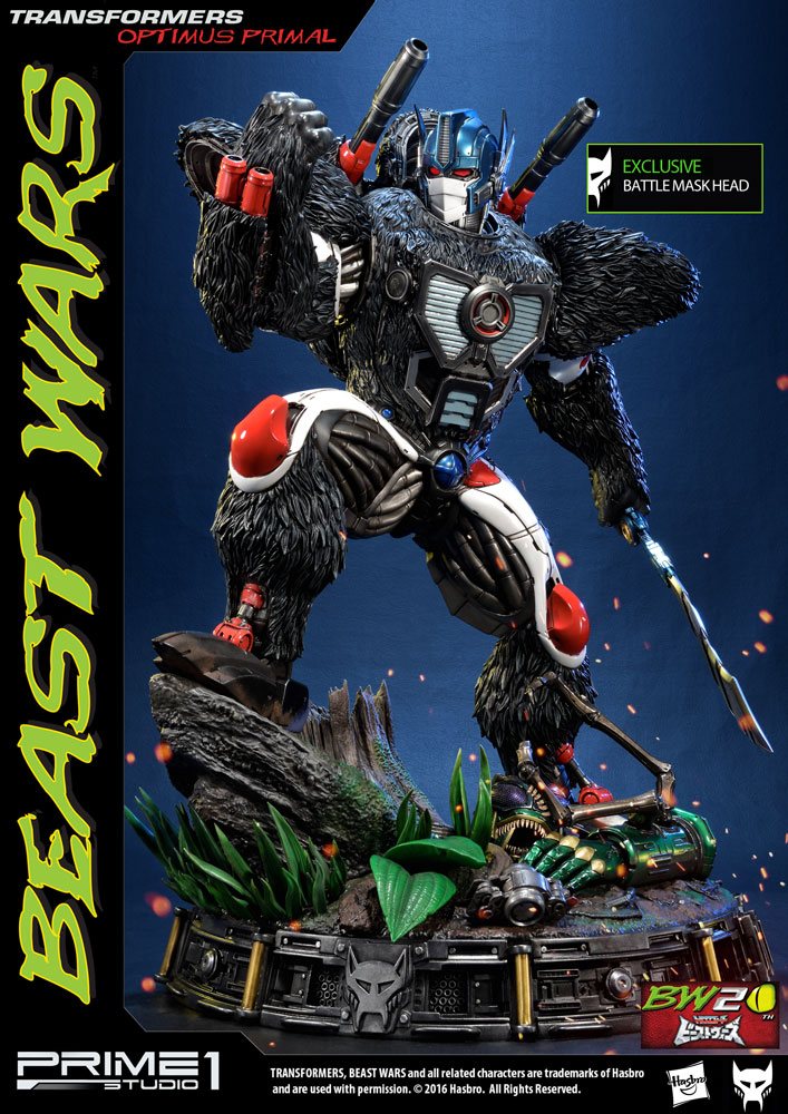 Transformers Beast Wars 1/3 Statuen Optimus Primal &amp; Optimus Primal Exclusive 63 cm Sortiment (3)