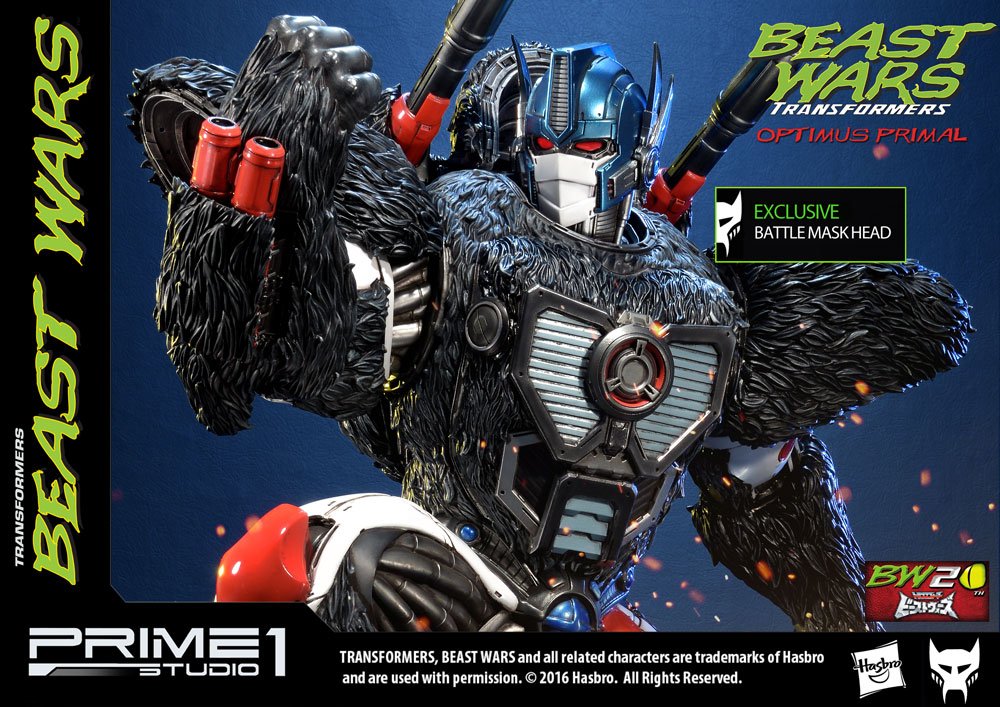 Transformers Beast Wars 1/3 Statuen Optimus Primal &amp; Optimus Primal Exclusive 63 cm Sortiment (3)