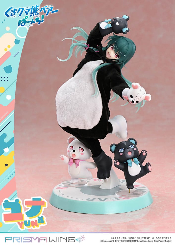 Kuma Kuma Kuma Bear Punch! Prisma Wing PVC Statue 1/7 Yuna 28 cm