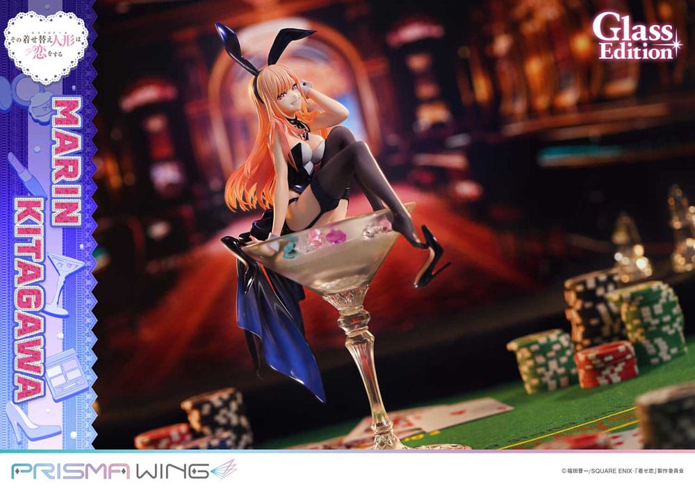 My Dress-Up Darling Prisma Wing PVC Statue 1/7 Marin Kitagawa Glass Edition 29 cm