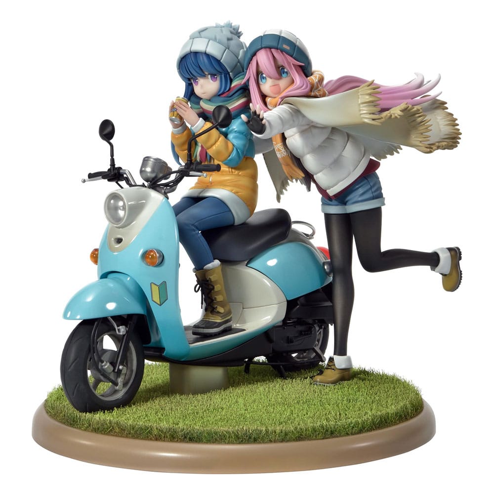 Laid-Back Camp Prisma Wing PVC Statue 1/7 Nadeshiko Kagamihara &amp; Rin Shima 24 cm