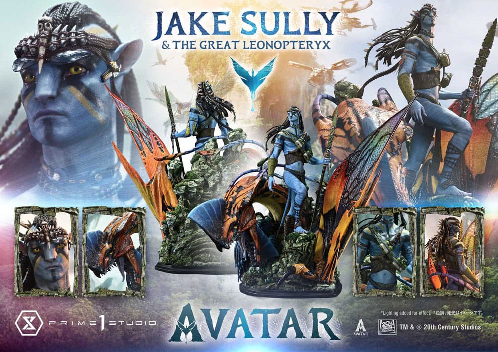 Avatar (Movie) Real Elite Masterline Series Statue 1/4 Jake Sully & The Great Leonopteryx 87 cm
