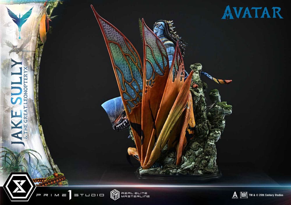 Avatar (Movie) Real Elite Masterline Series Statue 1/4 Jake Sully & The Great Leonopteryx 87 cm