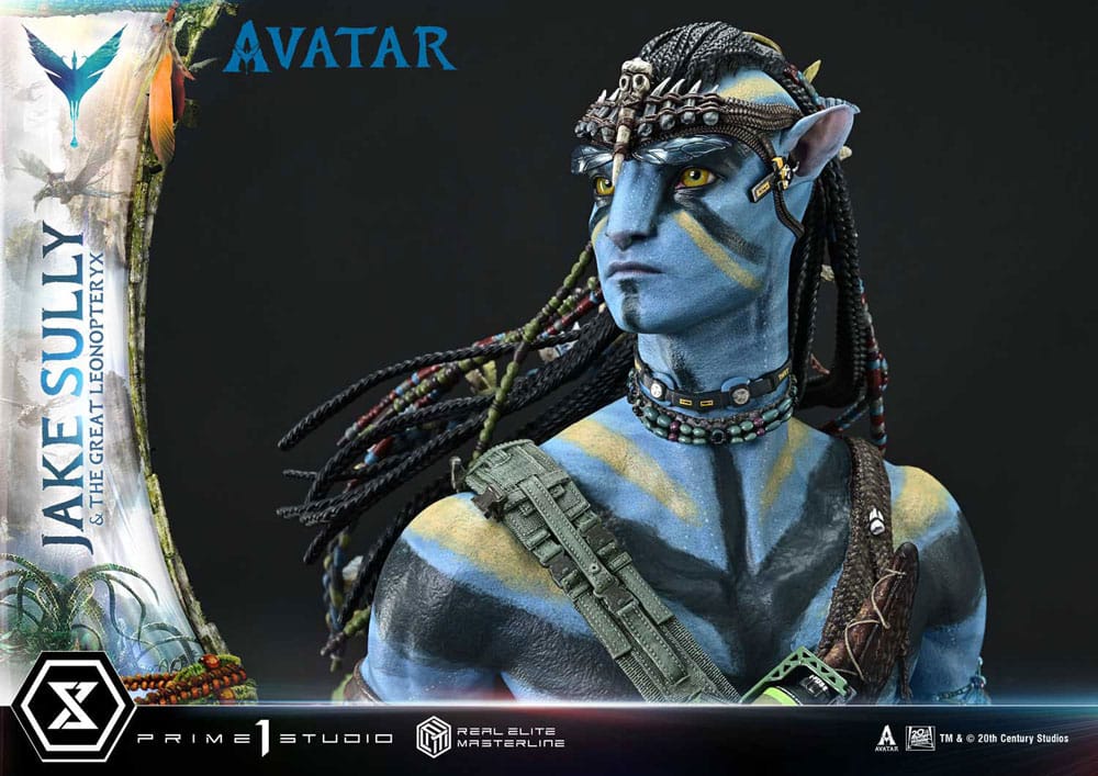 Avatar (Movie) Real Elite Masterline Series Statue 1/4 Jake Sully & The Great Leonopteryx 87 cm