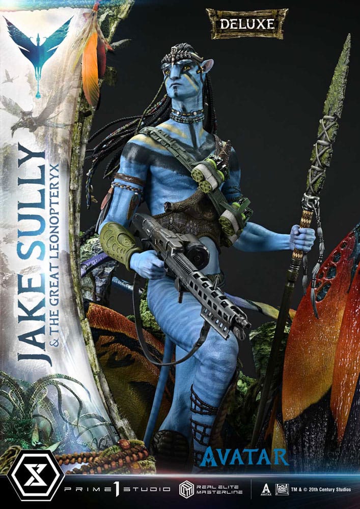 Avatar (Film) Real Elite Masterline Series Statue 1/4 Jake Sully & The Great Leonopteryx Deluxe Ver. 87 cm