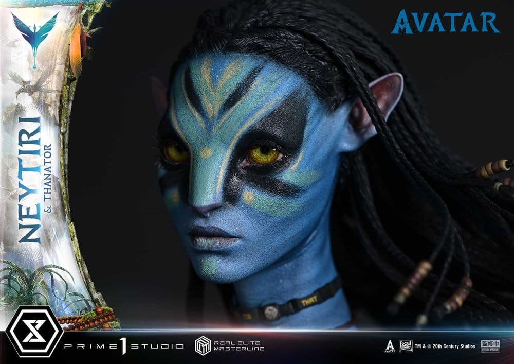 Avatar (Movie) Real Elite Masterline Series Statue 1/4 Neytiri & Thanator 75 cm