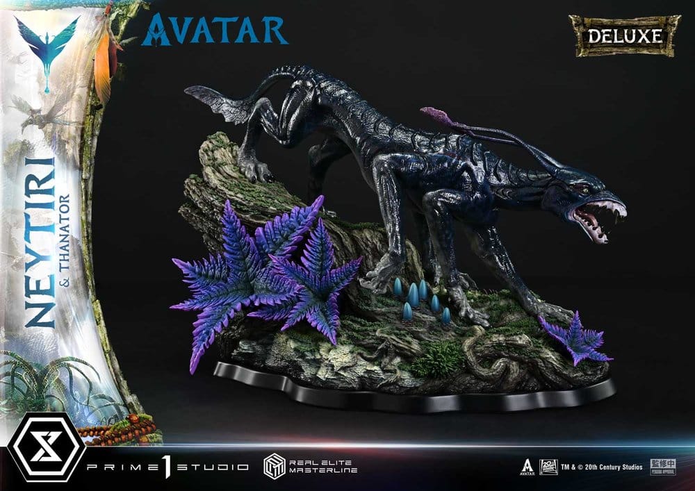Avatar (Movie) Real Elite Masterline Series Statue 1/4 Neytiri & Thanator Deluxe Version 75 cm