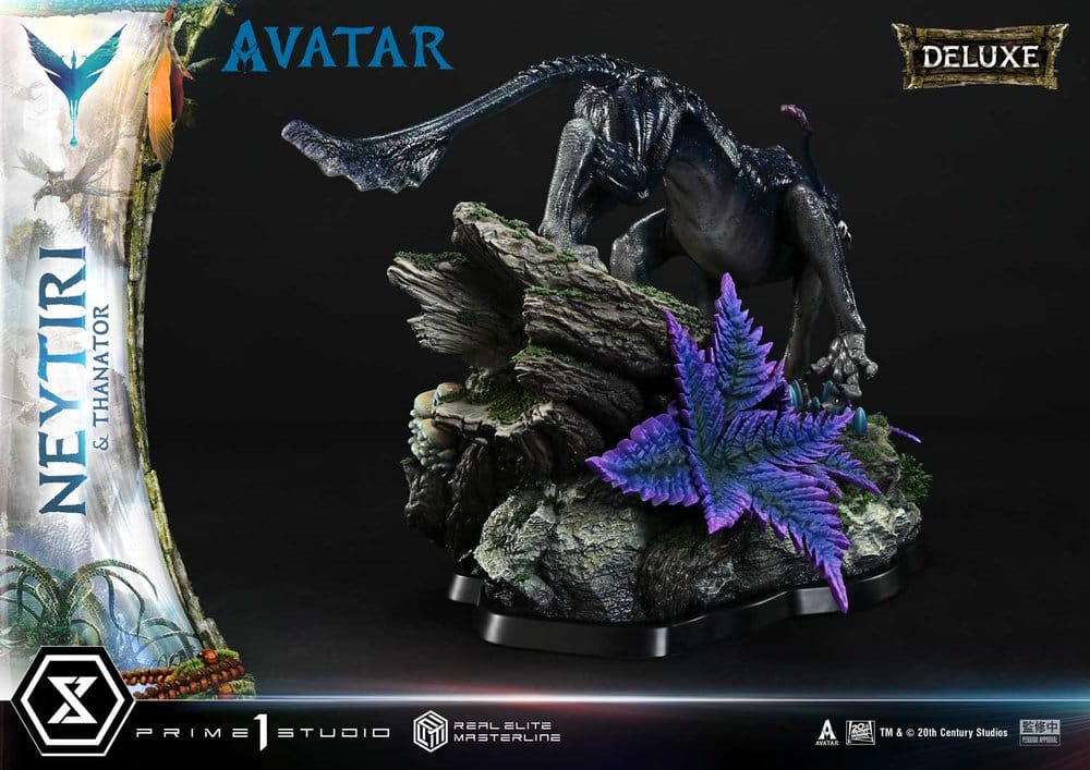 Avatar (Movie) Real Elite Masterline Series Statue 1/4 Neytiri & Thanator Deluxe Version 75 cm