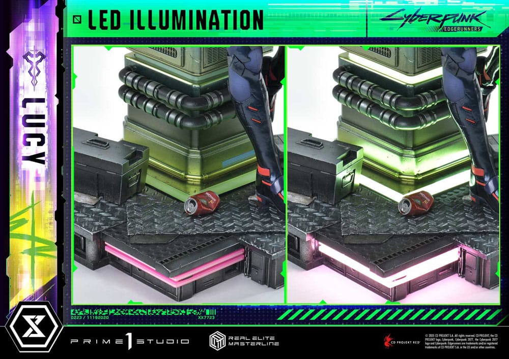 Cyberpunk: Edgerunners Real Elite Masterline Series Statue 1/4 Deluxe Bonus Version 50 cm