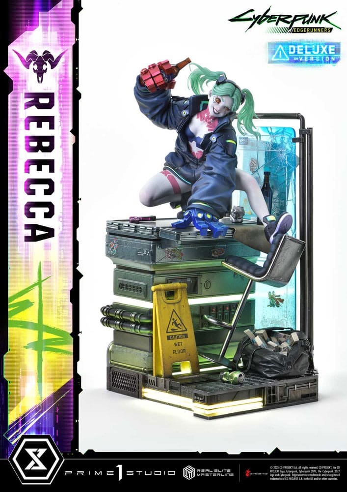 Cyberpunk: Edgerunners Real Elite Masterline Series Statue 1/4 Rebecca Deluxe Bonus Version 54 cm