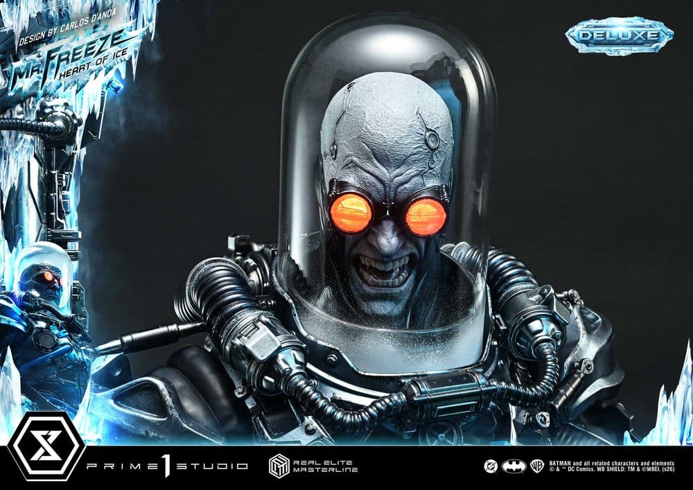 DC Comics Real Elite Masterline Series Statue 1/3 Batman (Comics) Mr. Freeze Heart of Ice (Design by Carlos D'Anda) Deluxe Version 82 cm