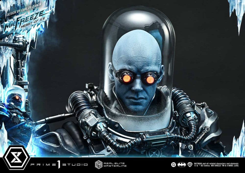 DC Comics Real Elite Masterline Series Statue 1/3 Batman (Comics) Mr. Freeze Heart of Ice (Design by Carlos D'Anda) Deluxe Bonus Version 82 cm