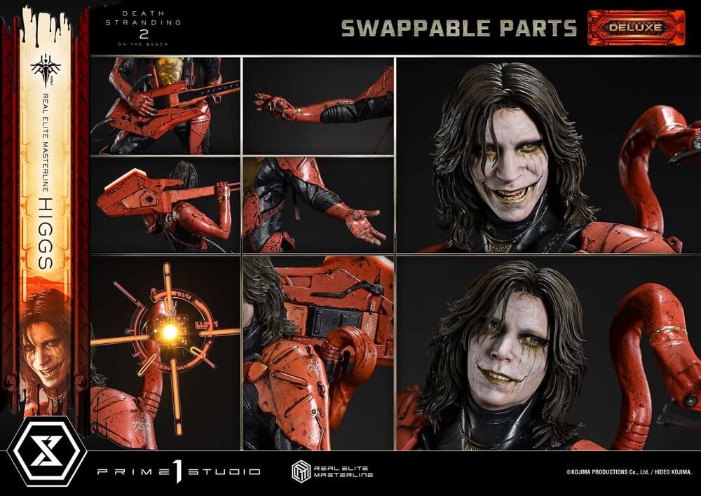 Death Stranding 2: On The Beach Real Elite Masterline Statue 1/3 Higgs DX Bonus Version 81 cm