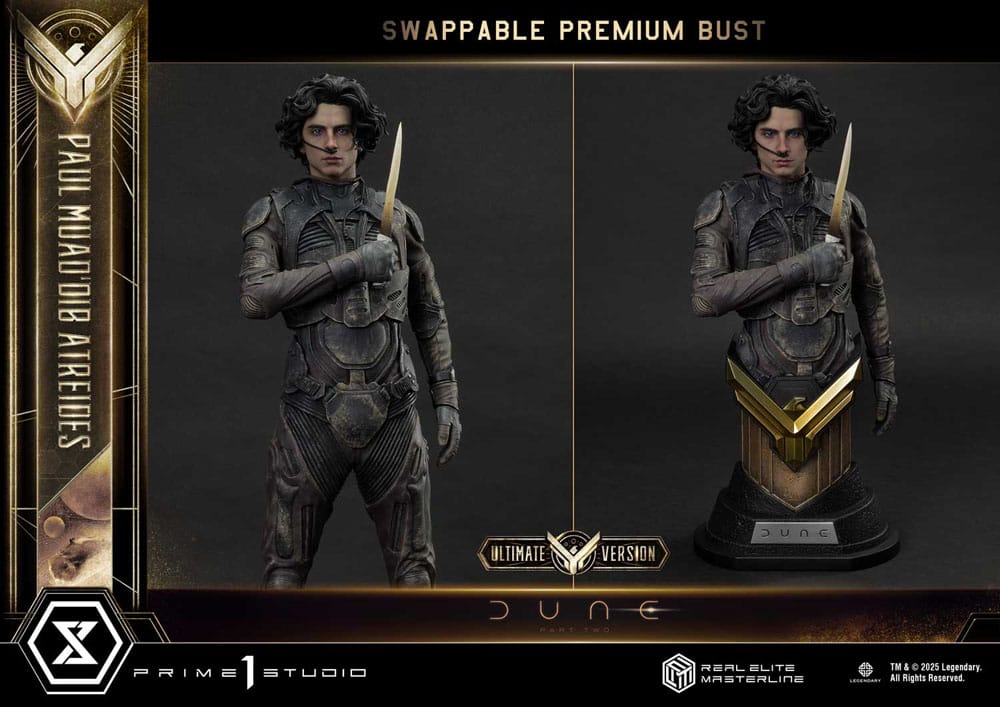 Dune: Part Two Real Elite Masterline Series Statue 1/3 Paul Atreides Ultimate Version 90 cm