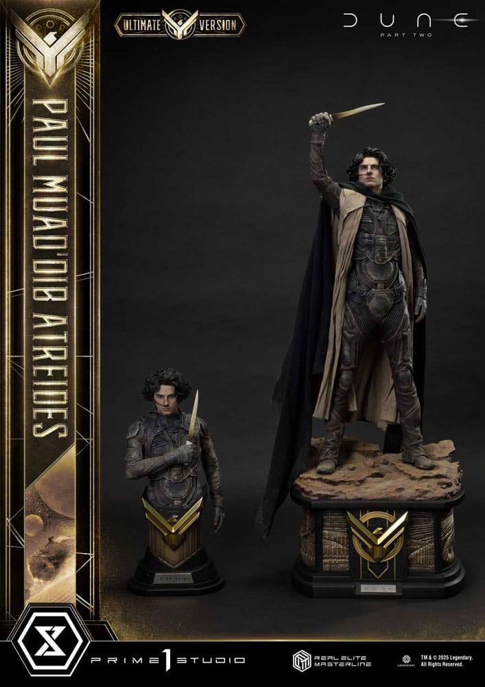 Dune: Part Two Real Elite Masterline Series Statue 1/3 Paul Atreides Ultimate Version 90 cm