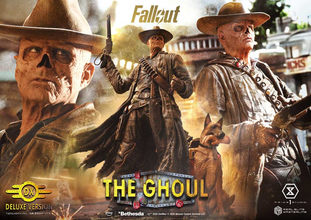 Fallout (TV Series) Real Elite Masterline Series Statue 1/4 The Ghoul Deluxe Version 64 cm