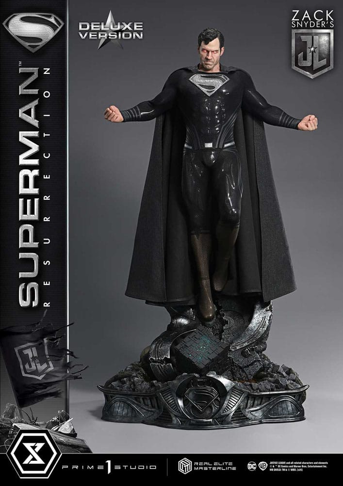 Zack Snyder's Justice League Real Elite Masterline Series Statue 1/3 Superman Resurrection Deluxe Ver. 95 cm