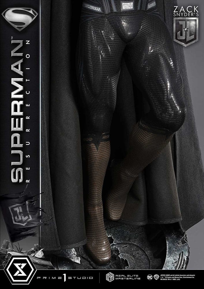 Zack Snyder's Justice League Real Elite Masterline Series Statue 1/3 Superman Resurrection Deluxe Bonus Ver. 95 cm