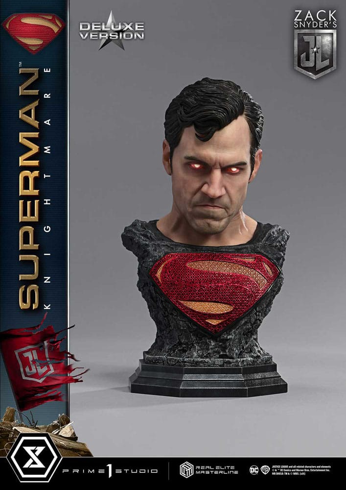 Zack Snyder's Justice League Real Elite Masterline Series Statue 1/3 Superman Knightmare Color Edition Deluxe Ver. 95 cm