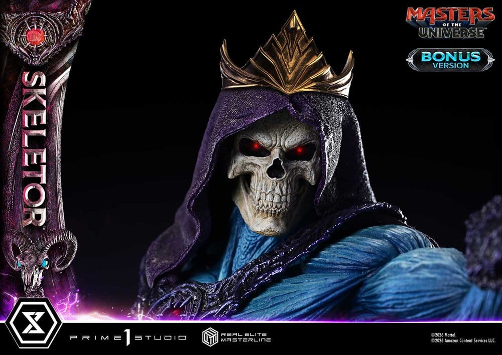 Masters of the Universe (2026 Film) Real Elite Masterline Series Statue 1/3 Skeletor Bonus Version 96 cm