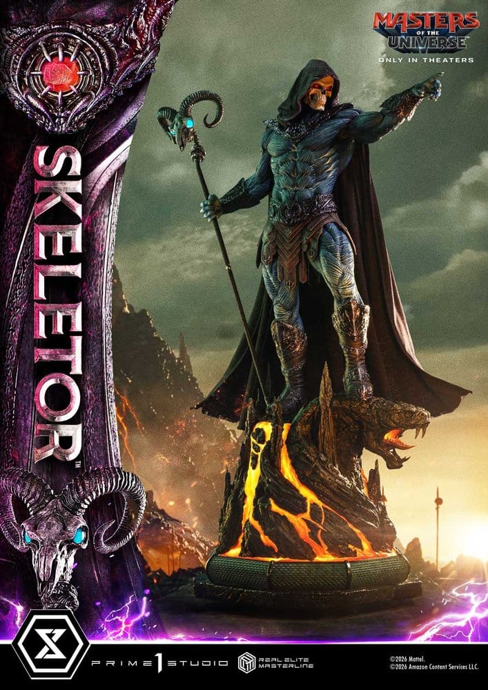 Masters of the Universe (2026 Film) Real Elite Masterline Series Statue 1/3 Skeletor Bonus Version 96 cm