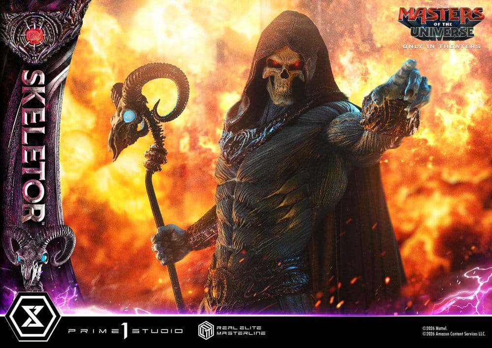 Masters of the Universe (2026 Film) Real Elite Masterline Series Statue 1/3 Skeletor Bonus Version 96 cm
