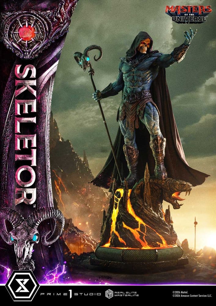 Masters of the Universe (2026 Film) Real Elite Masterline Series Statue 1/3 Skeletor Bonus Version 96 cm