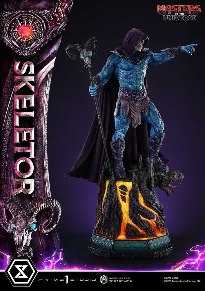 Masters of the Universe (2026 Film) Real Elite Masterline Series Statue 1/3 Skeletor Bonus Version 96 cm