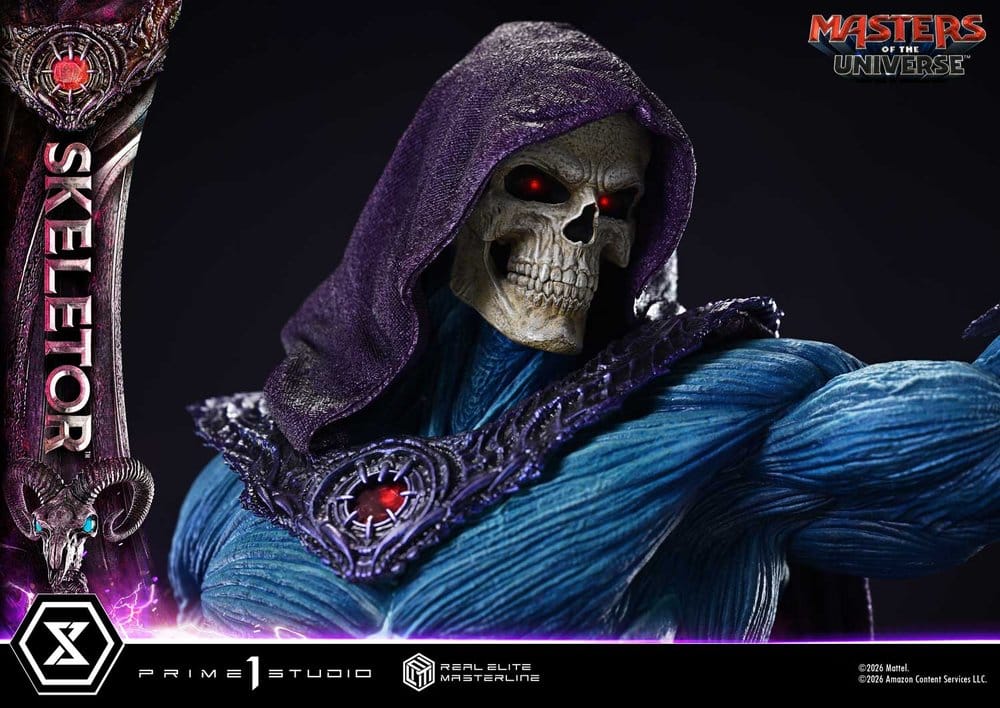 Masters of the Universe (2026 Film) Real Elite Masterline Series Statue 1/3 Skeletor Bonus Version 96 cm