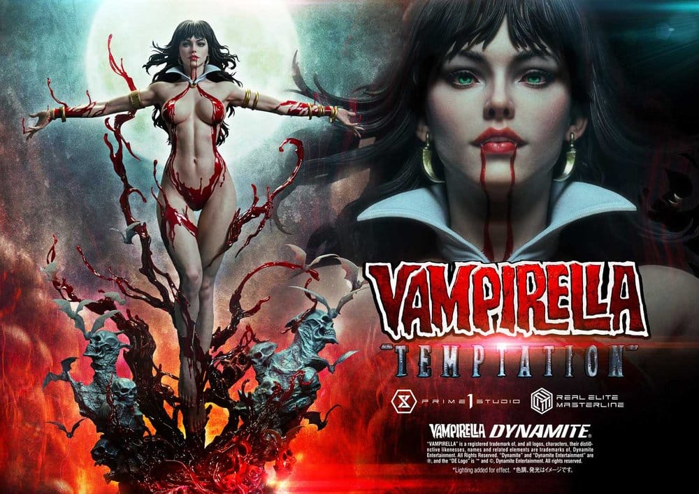 Vampirella Real Elite Masterline Series Statue 1/3 Temptation Bonus Version 100 cm