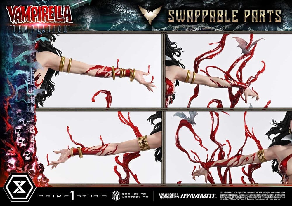 Vampirella Real Elite Masterline Series Statue 1/3 Temptation Bonus Version 100 cm